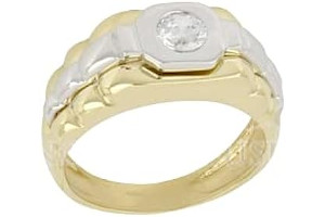 Solitario De Oro De Hombre
