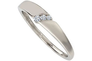 Anillo De Plata 925 Con Diamante Precio