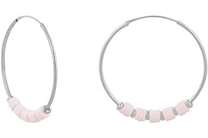 Aros Plata Rosa