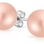 Pendientes Novia Rosa Palo