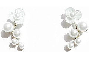 Pendientes Perla Blanca