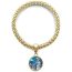 Pulsera De Oro Caballero