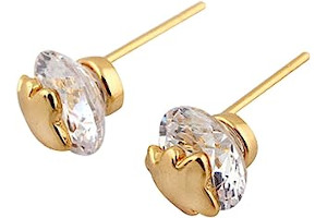 Aretes De Oro Para Nina