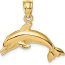 Dijes De Delfines De Oro