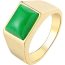Anillo De Compromiso Piedra Rectangular