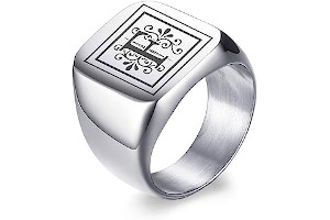 Anillo Iniciales Hombre