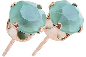 Pendientes De Oro Rosa Y Brillantes
