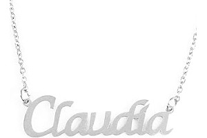 Collar Con Nombre Claudia