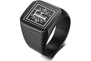 Anillos Para Hombre Con Letra