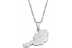 Gargantilla Mapamundi