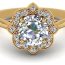 Anillo Flor Diamantes