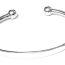 Pulsera Rigida Hombre Plata