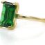 Anillos De Oro Con Esmeraldas Para Mujer