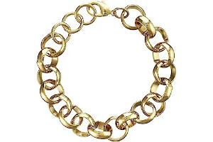 Pulsera De Oro Hombre Gruesa