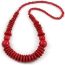Collar Rojo Mujer