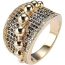 Anillo De Oro Negro Para Hombre