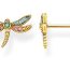 Pendientes Cortos Dorados