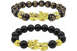 Brazalete De Obsidiana Negra Feng Shui 61GN05Koa1S._AC_UL320_