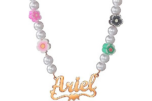 Collar Perlas Con Nombre