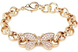 Pulsera De Oro Mujer Gruesa 61LJ-BR1NYL._AC_UL320_
