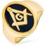 Anillo Masonico De Oro