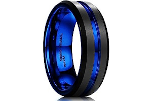 Anillo Negro Hombre Amazon