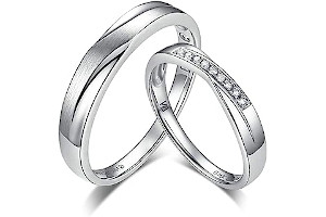 Precio De Anillo De Oro Blanco 18K