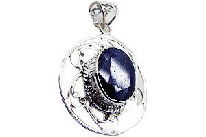 Colgante Zafiro Azul