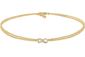 Gargantilla De Oro Con Corazon