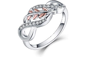 Anillo Infinito Oro Blanco
