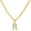 Collar Inicial Acero Inoxidable
