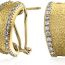 Pendientes Oro Mujer Cierre Omega