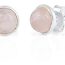 Pendientes Plata Rosa