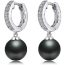 Pendientes Plata Perlas Y Circonitas