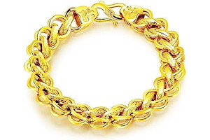 Pulseras De Bolitas De Oro Para Hombre 71Py2F+woCL._AC_UL320_