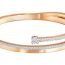 Brazalete De Oro Blanco Para Mujer