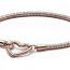 Brazalete Pandora Corazon Rosa