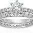 Anillo De Platino Y Brillantes