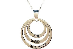 Collar Tres Aros Nombres