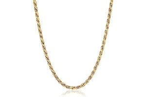 Cadena De Oro Con Diamantes